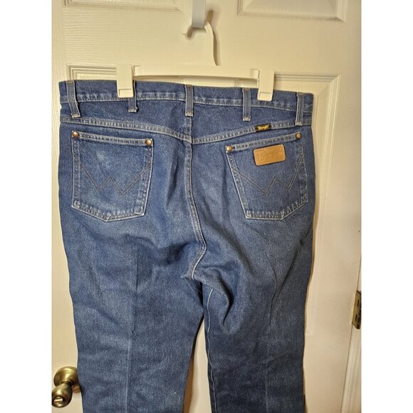 Wrangler Jeans Mens 38x34 1013MWZPW Cowboy Cut Original Fit Blue jeans - Picture 10 of 11